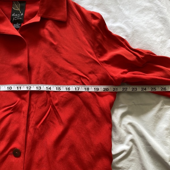 100% SILK Dana B. and Karen Womens Silk Classy Top - Picture 4 of 8